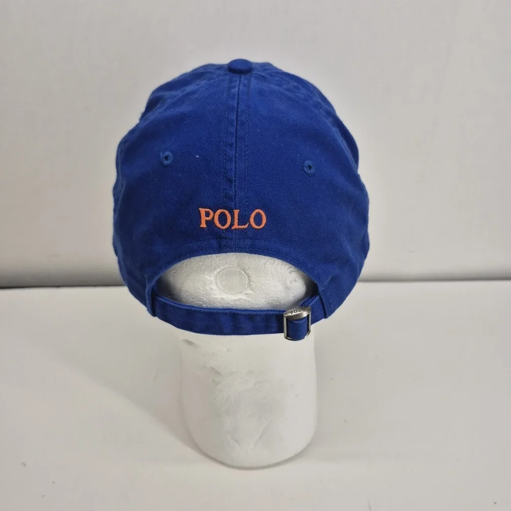 Polo Ralph Lauren Men's Blue Cotton Twill Ball Cap Hat One Size Embroidered